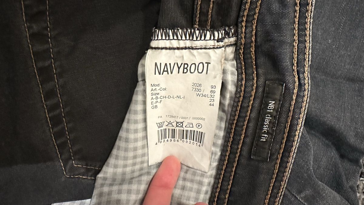 Navyboot Jeans: Navyboot Herren Jeans, Grösse W34/L32 – Usato da Ettingen venduto da slg_4107 3