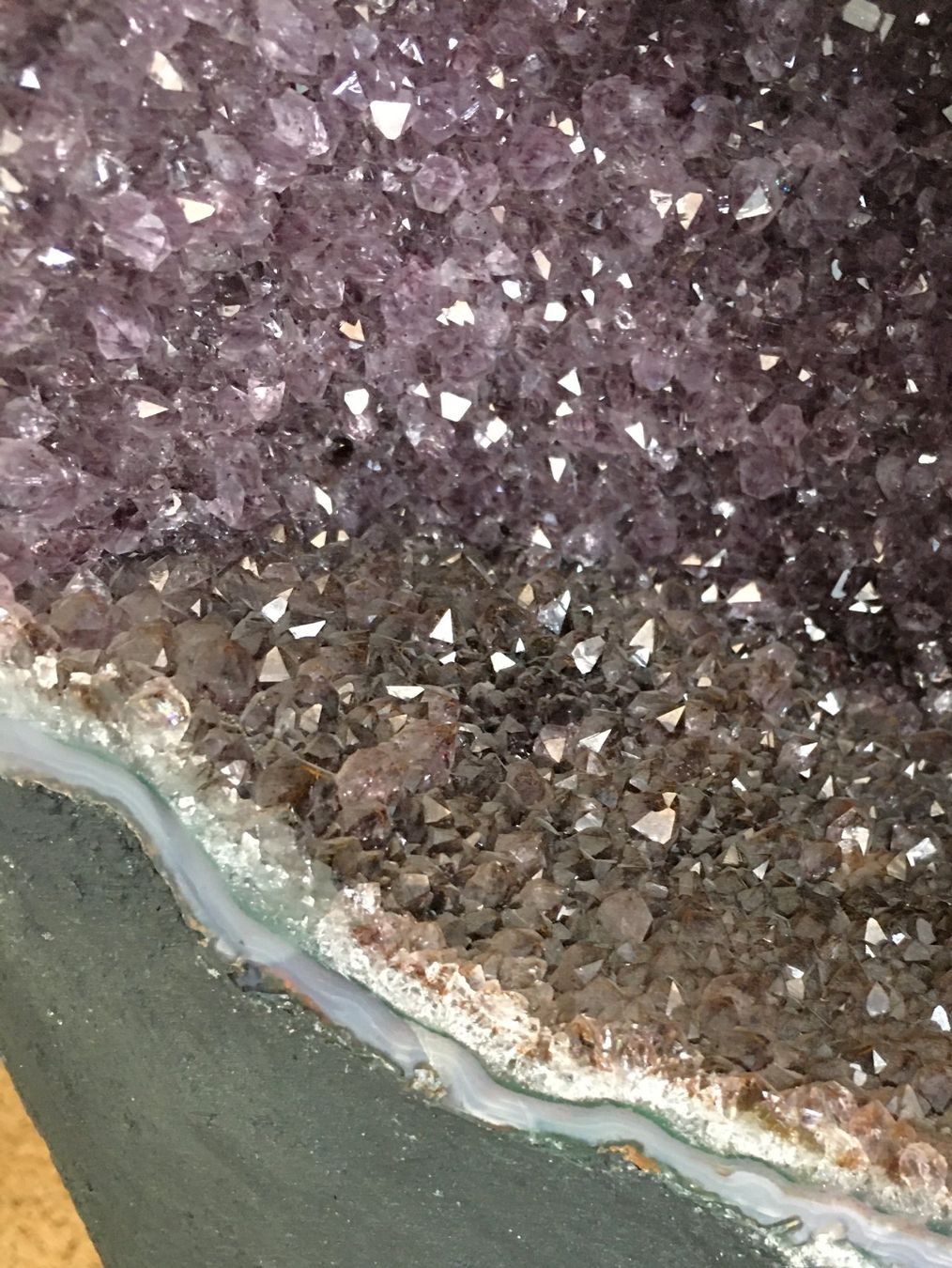 Minerali & Pietre curative: géode d'améthyste env. 21kg – Usato da Vevey venduto da zabounetta 5