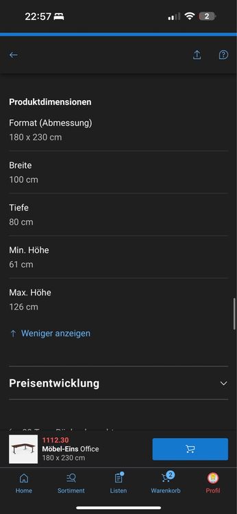 Schreibtische: Eck-Schreibtisch höhenverstellbar – Gebraucht aus Igis von Vi99 8