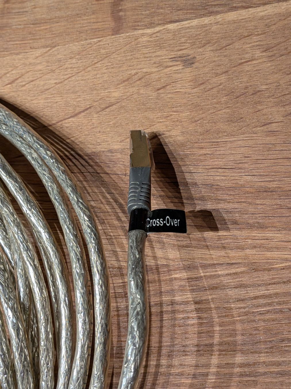 Cavi: 2x 10m Ethernet-Kabel Crossover (RJ45) – Usato da Zürich venduto da schnifel 1