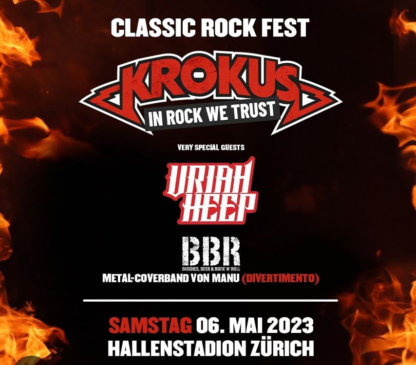 6 Stk Krokus / UriahHeep / BBR Tickets Sitzplatztickets Kaufen auf