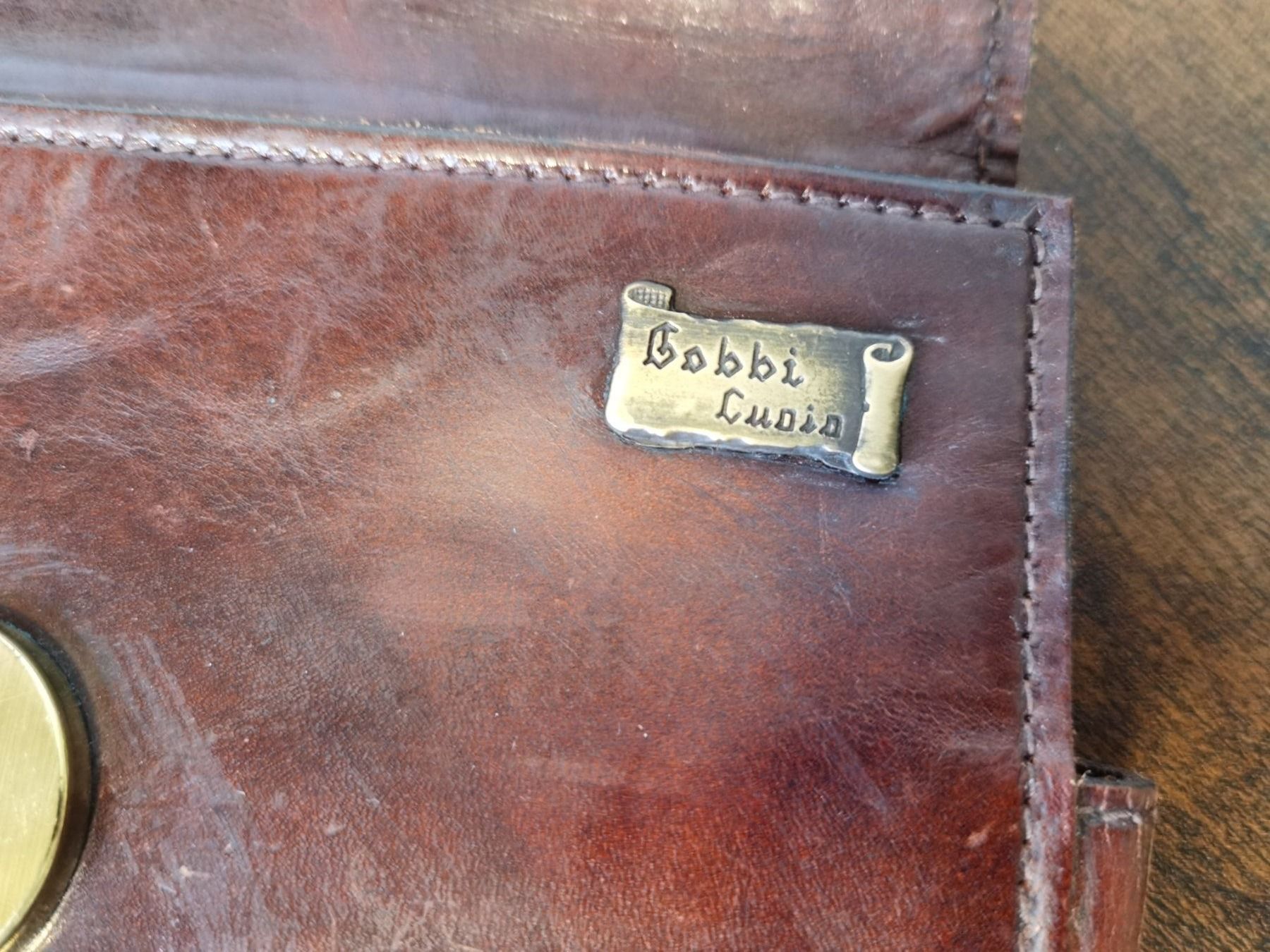 Borse: Vintage Herren Leder Handtasche – Usato da Reinach BL venduto da Coin-Vintage 1