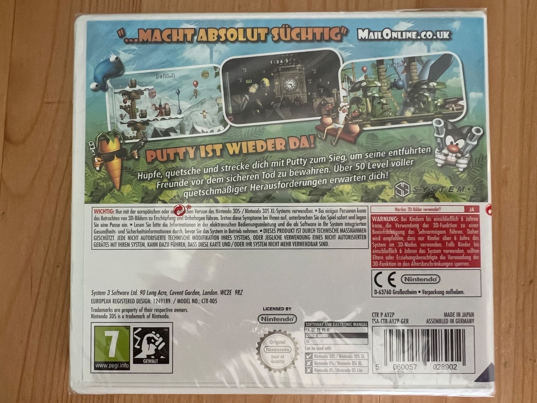 Nintendo Jeux: 3DS Putty Squad – Neuf avec emballage d'origine à st.gallen par SoCre75 1
