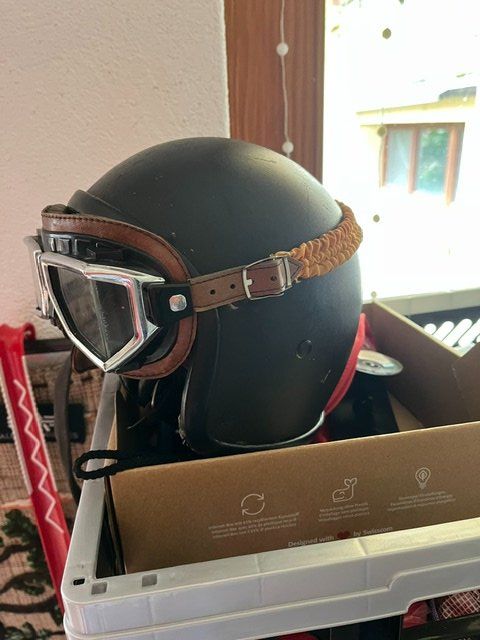 Helme & Visiere: Kulthelm mit Original Climax Brille – Gebraucht aus Hersberg von Jeep56 2