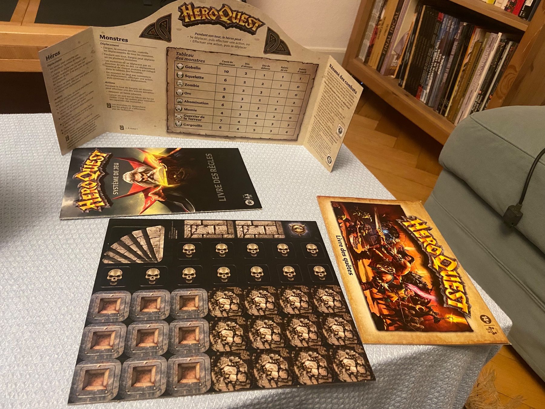 Hasbro Giochi: HeroQuest – Système de jeu – Neuf – Nuovo (secondo la descrizione) da Neuchâtel venduto da cap_l9ms 1
