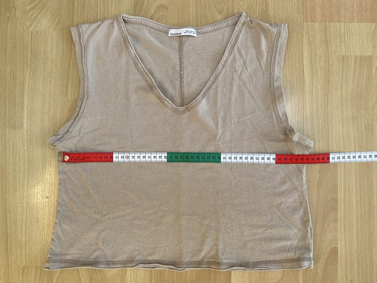 Pull&Bear Top: Pull&Bear Top, Grösse S, Beige - Sommer – Usato da Buochs venduto da H16 3