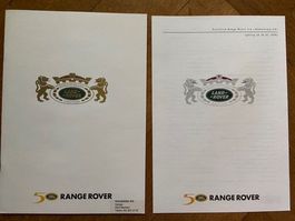 RANGE ROVER 4.6 Anniversary Edition Prospekt 1998 CH-deutsch