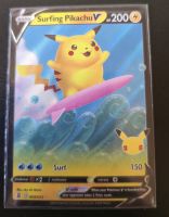 Pokemon Surfing Pikachu V Karte 008/025 guter Zustand