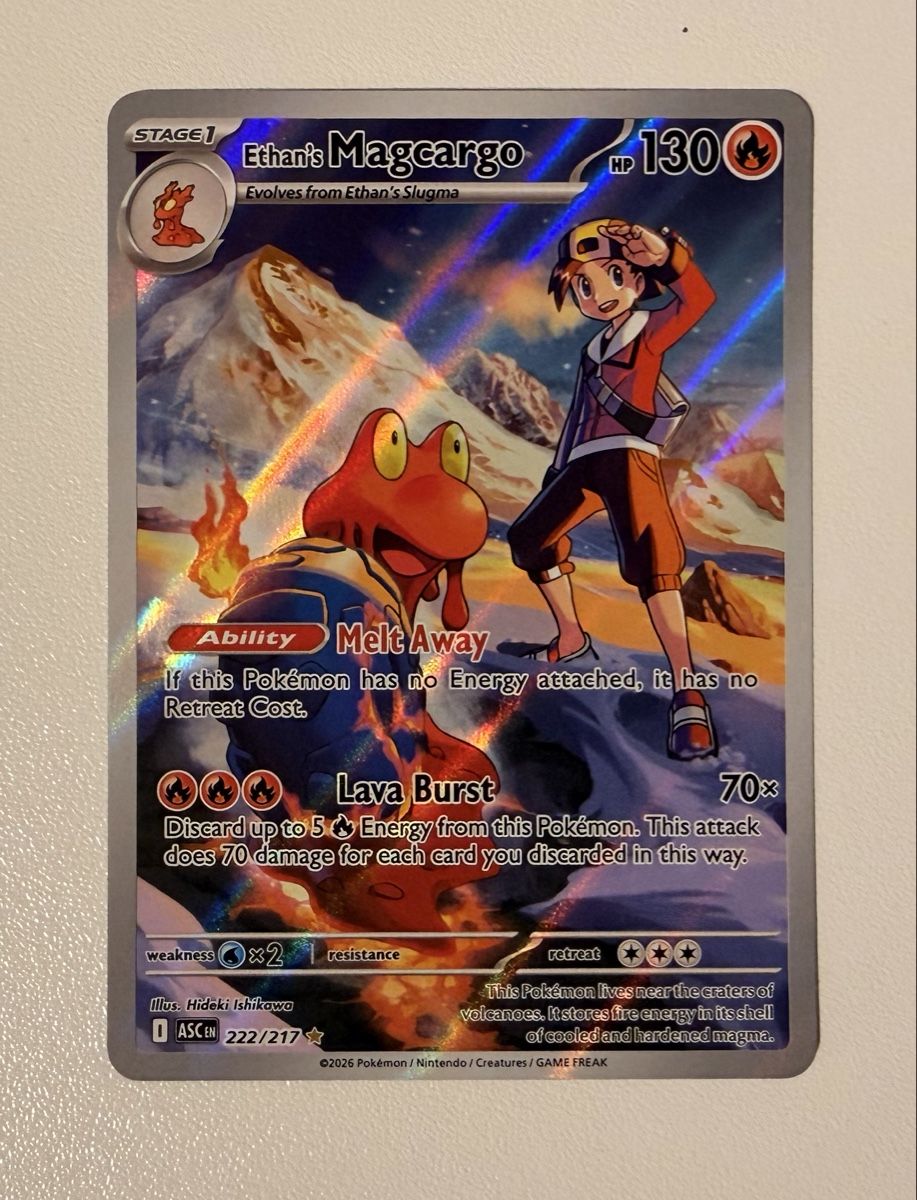 Pokémon Carte collezionabili: Ethans Magcargo #222 – Nuovo (secondo la descrizione) da Au SG venduto da Bego1