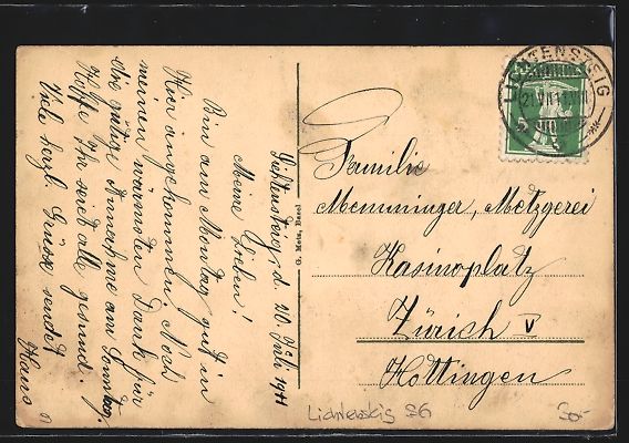 Cartoline postali: Lichtensteig, Der neue Bahnhof aus der V – Usato da Berlin venduto da bartko-reher 1