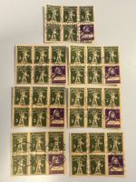 7 Booklets #161a, gestempelt