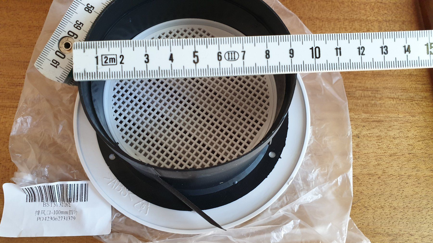 Ventilazione: Lüftungsgitter, rund, 10cm – Nuovo e nell'imballaggio originale da Münchenstein venduto da Xoximilko 1