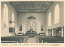 Quarten - Kirche inneres + c1945