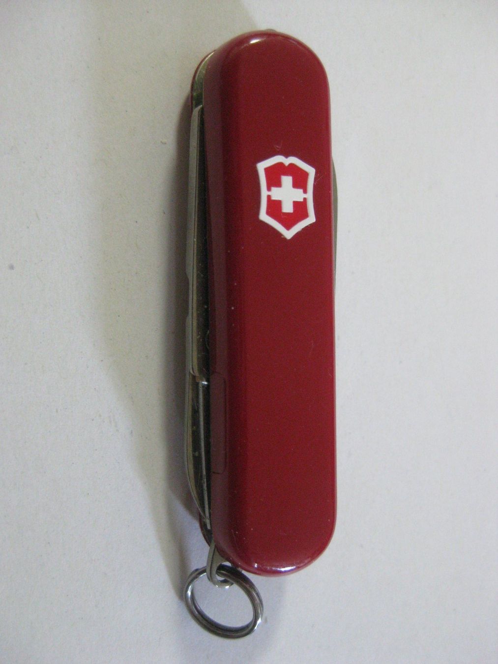 Victorinox Coltelli tascabile: VICTORINOX Sackmesser Klein Rot / 4 Teile – Usato da Münchenbuchsee venduto da neuwertig-gespart
