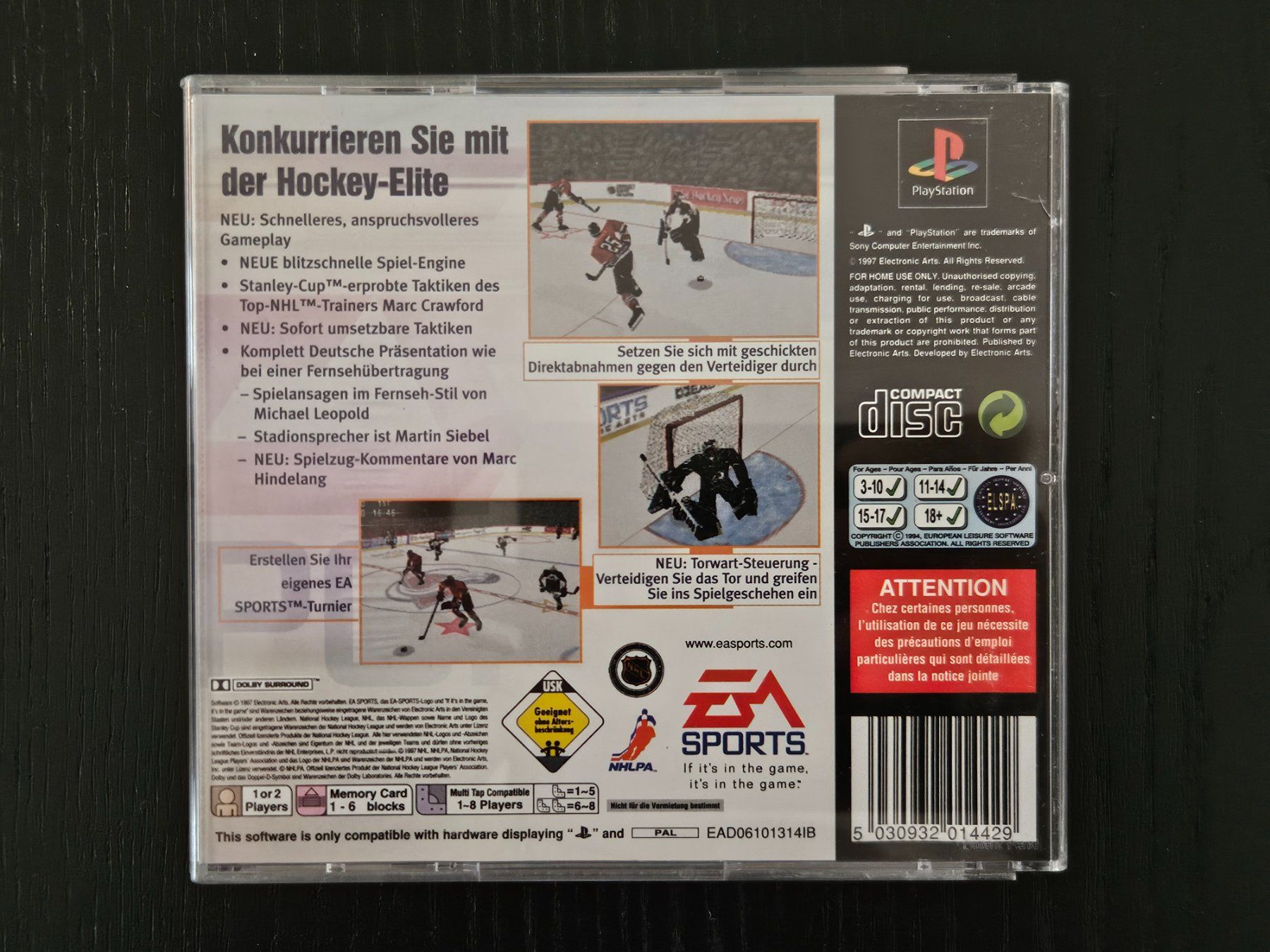 Sony Giochi: NHL 98 (PS1) – Usato da Zürich venduto da sodamnme 2