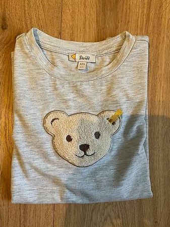 langarm Shirt von Steiff in hellgrau Gr. 122