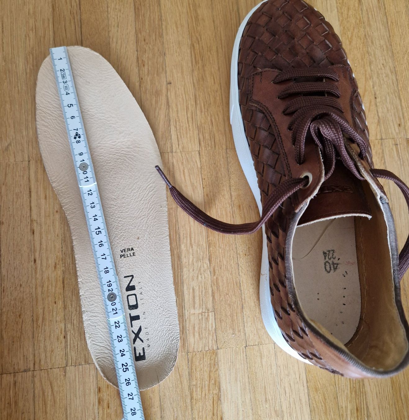Scarpe da uomo: Sneaker Braun Leder von Exton – Nuovo e nell'imballaggio originale da Luzern venduto da real014 5