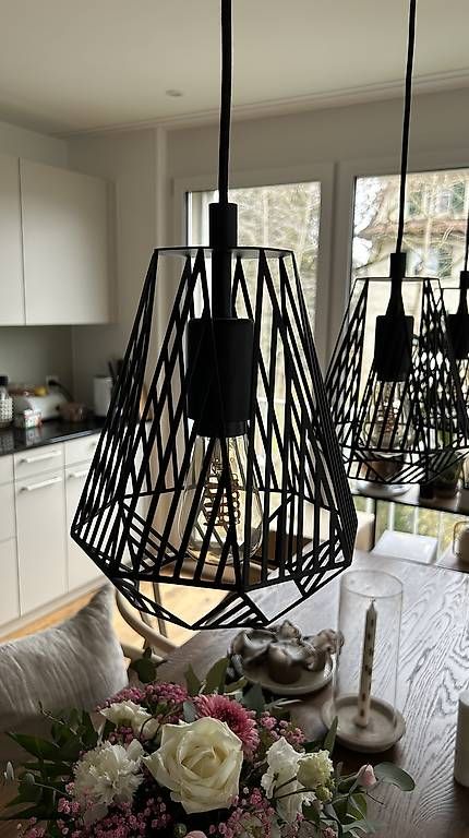 Lampadari & plafoniere: Pendellampe Schwarz Stahl  – Usato da Frauenfeld venduto da Caboone 1