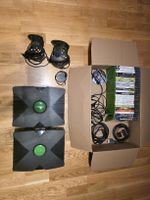 XL Xbox Paket: 2 Konsolen, 2 Controller, 25+ Spiele, Adapte