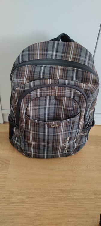 SATCH Plus XL Ergobag Schulrucksack Ranzen türkis kariert