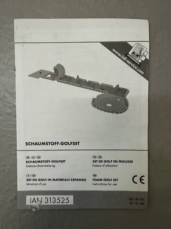 Giocattoli: Schaumstoff kinder minigolf set – Usato da Uster venduto da den_9jkr 3