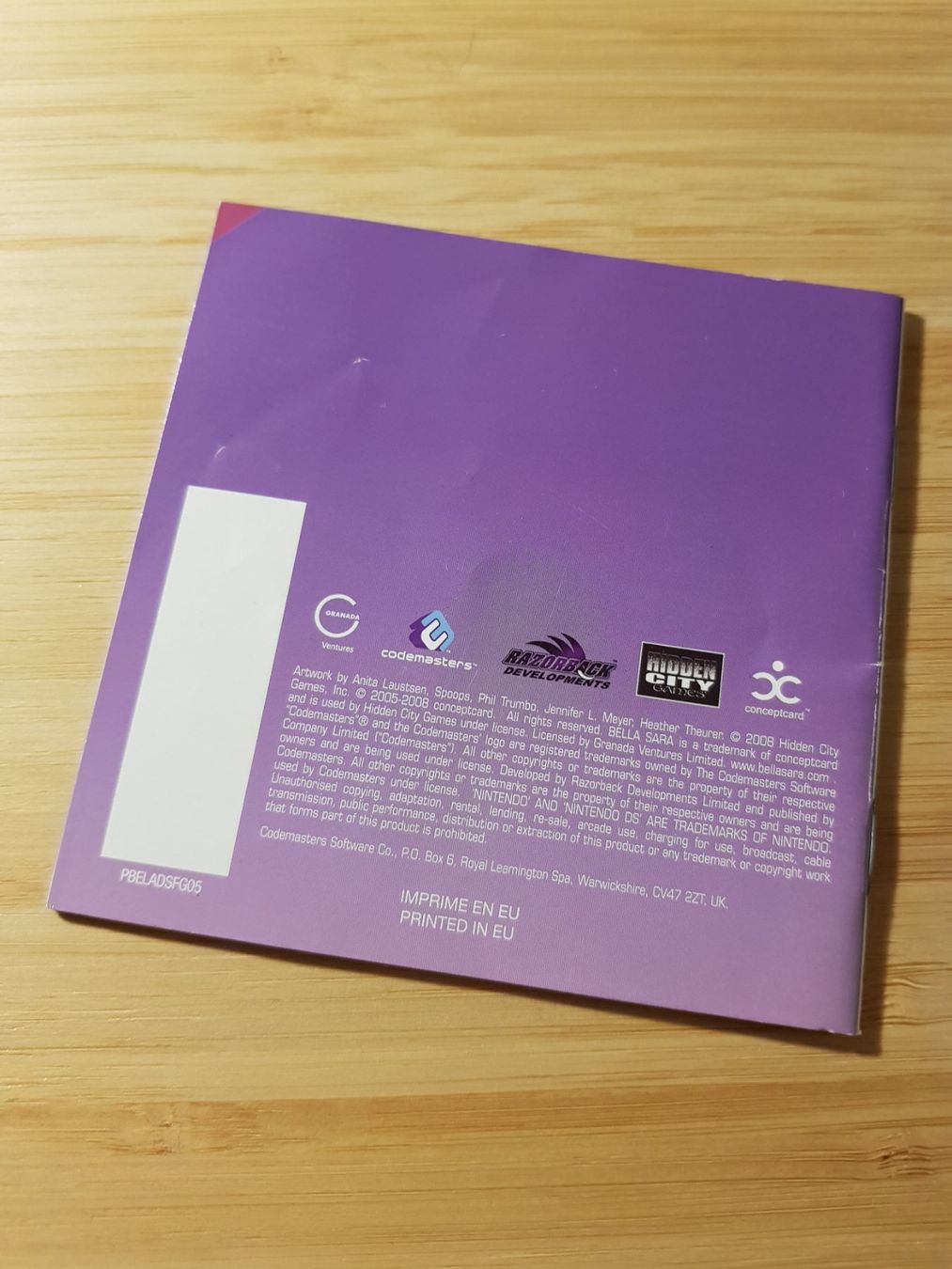 Nintendo Giochi: Spielanleitung Bella Sara NDS – Usato da Münchenstein venduto da 2DGames 1