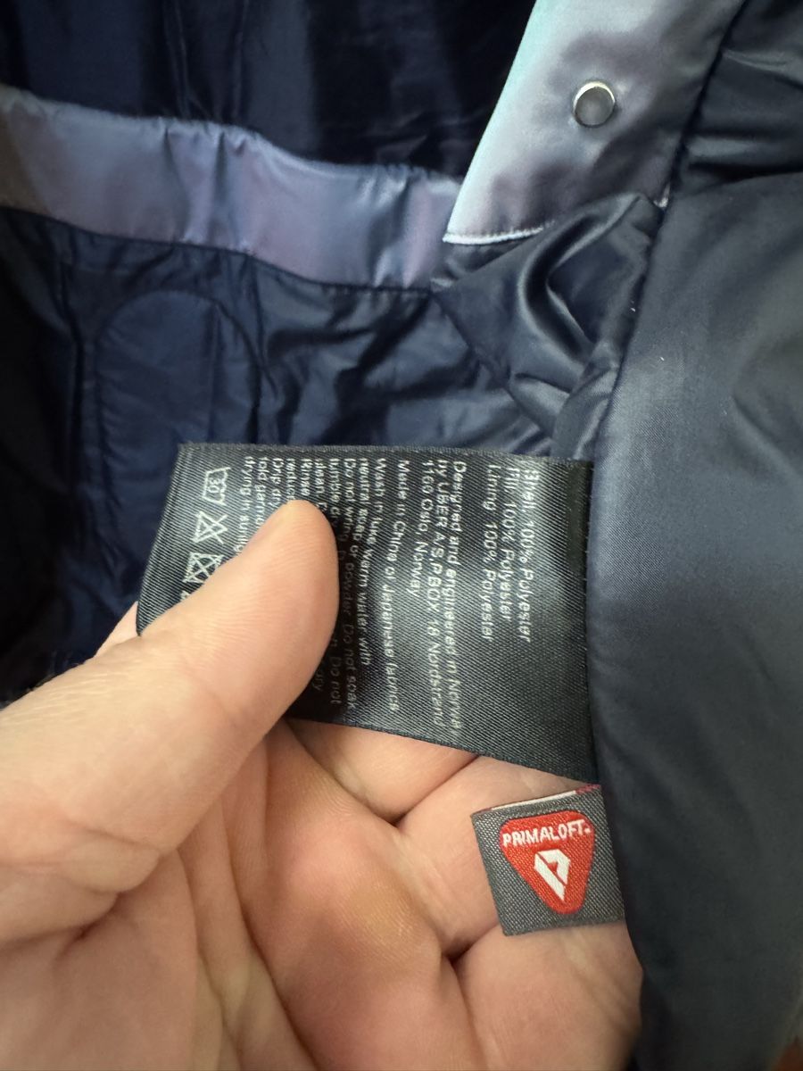 Jacken: Uber Daunen Winterjacke mit Kapuze, Grau, PrimaLoft, L – Neu (gemäss Beschreibung) aus Niederbipp von yar_tf6f 8