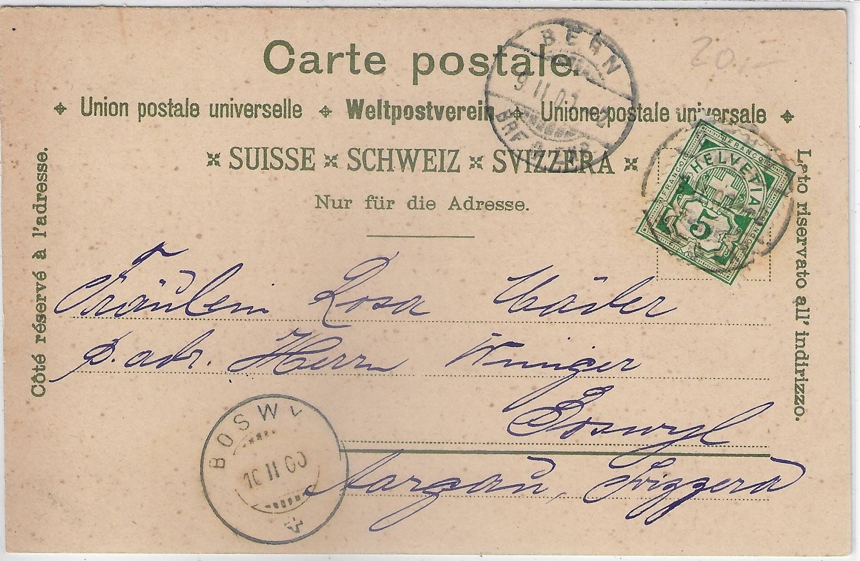 Cartoline postali: Gruss aus Bern - Warenhaus Loeb - Litho – Usato da Ettingen venduto da Kartenplanet 1