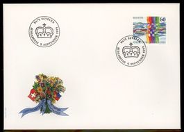 1995, FDC Gemeinschaftsauga. Schweiz-Liechtenstein (Nr. 886)