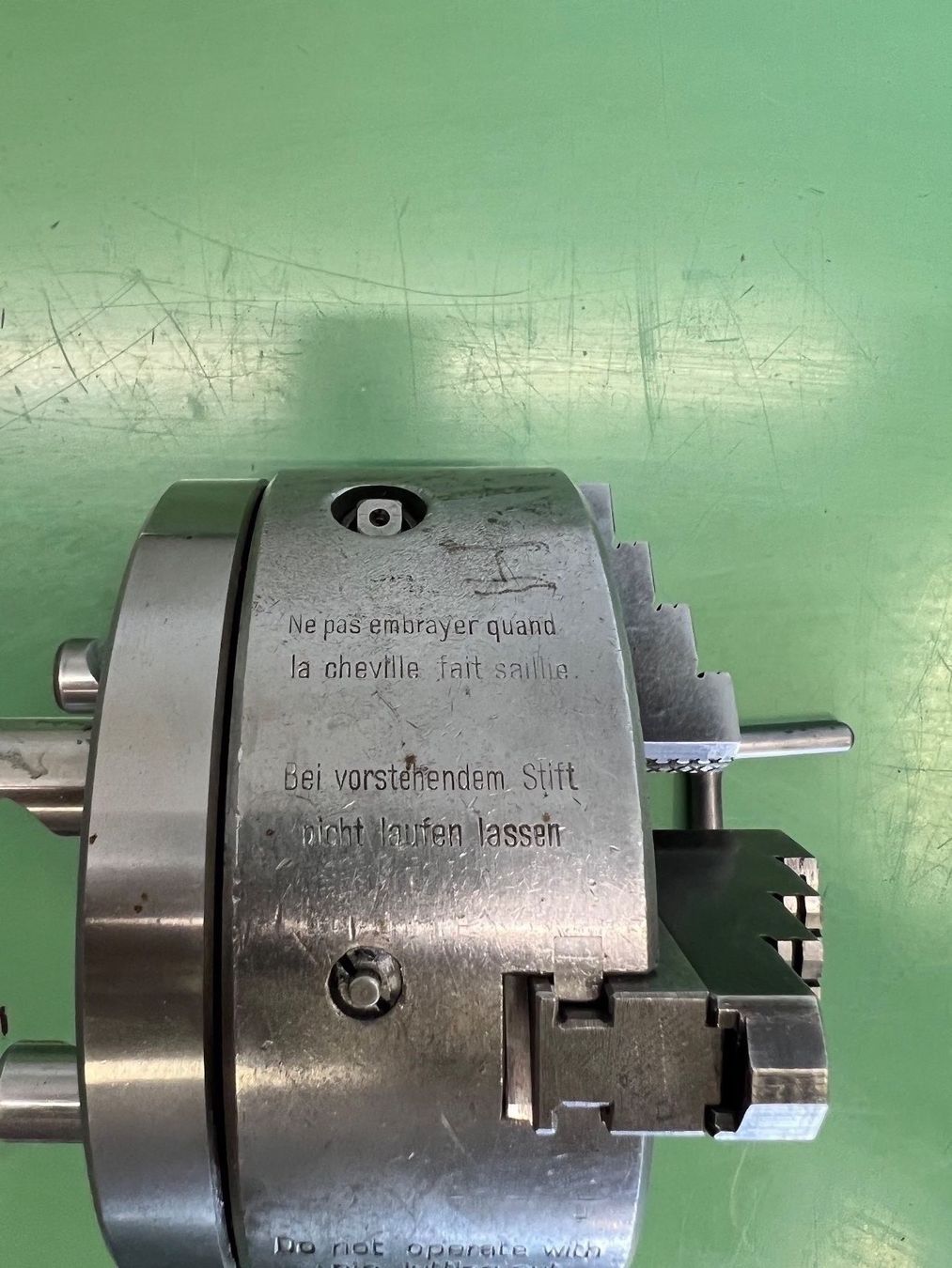 Reishauer Tutti gli attrezzi: REISHAUER mandrin 3 mors – Usato da Aarberg venduto da SNMachines 6
