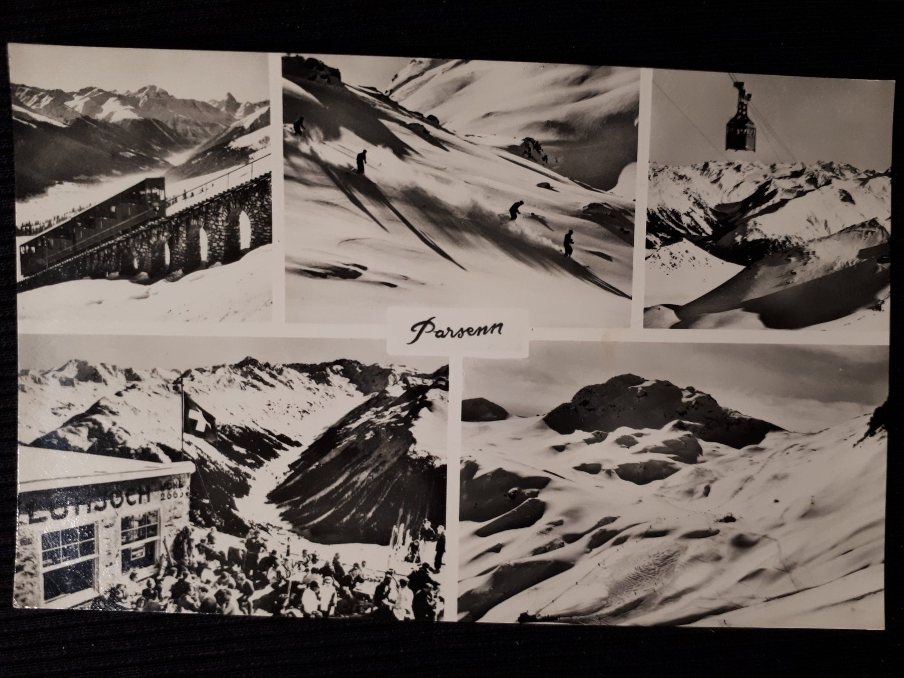 Ansichtskarten: DAVOS PARSENN 1958 – Gebraucht aus Ponto Valentino von giorgia06