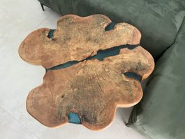 Unique handcrafted acacia table