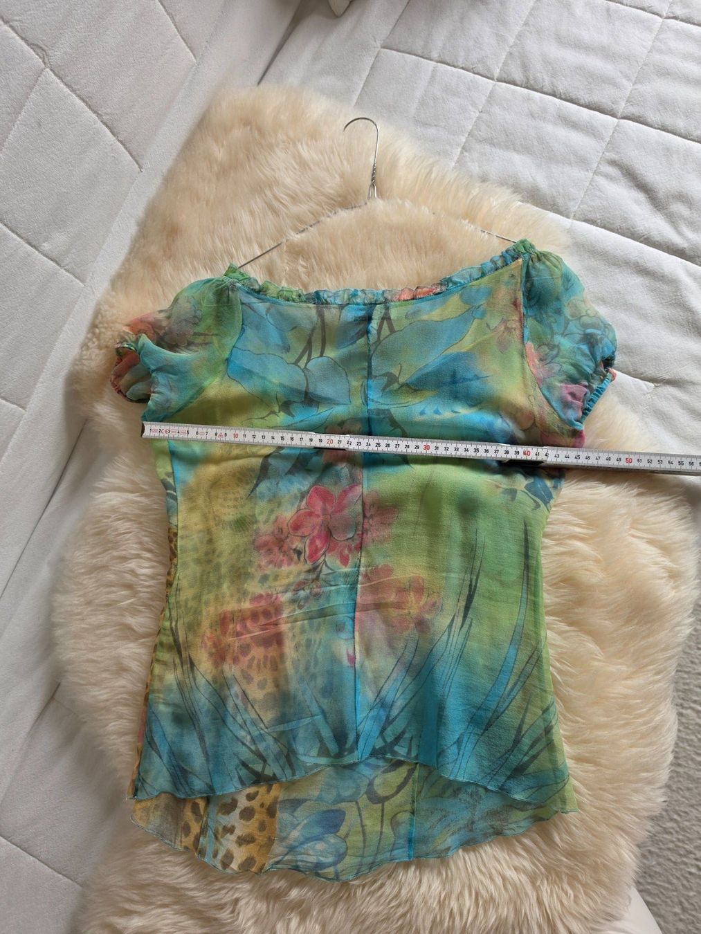 Camicette: Designerbluse Bluemarine - transparente,  farbig – Usato da Choex venduto da the_designer 1