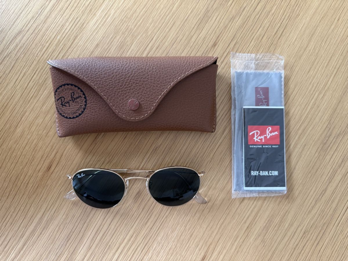 Ray-Ban Occhiali & Lenti: Ray-Ban rondes or comme neuve – Nuovo (secondo la descrizione) da Biel/Bienne venduto da Seelandais_ 1