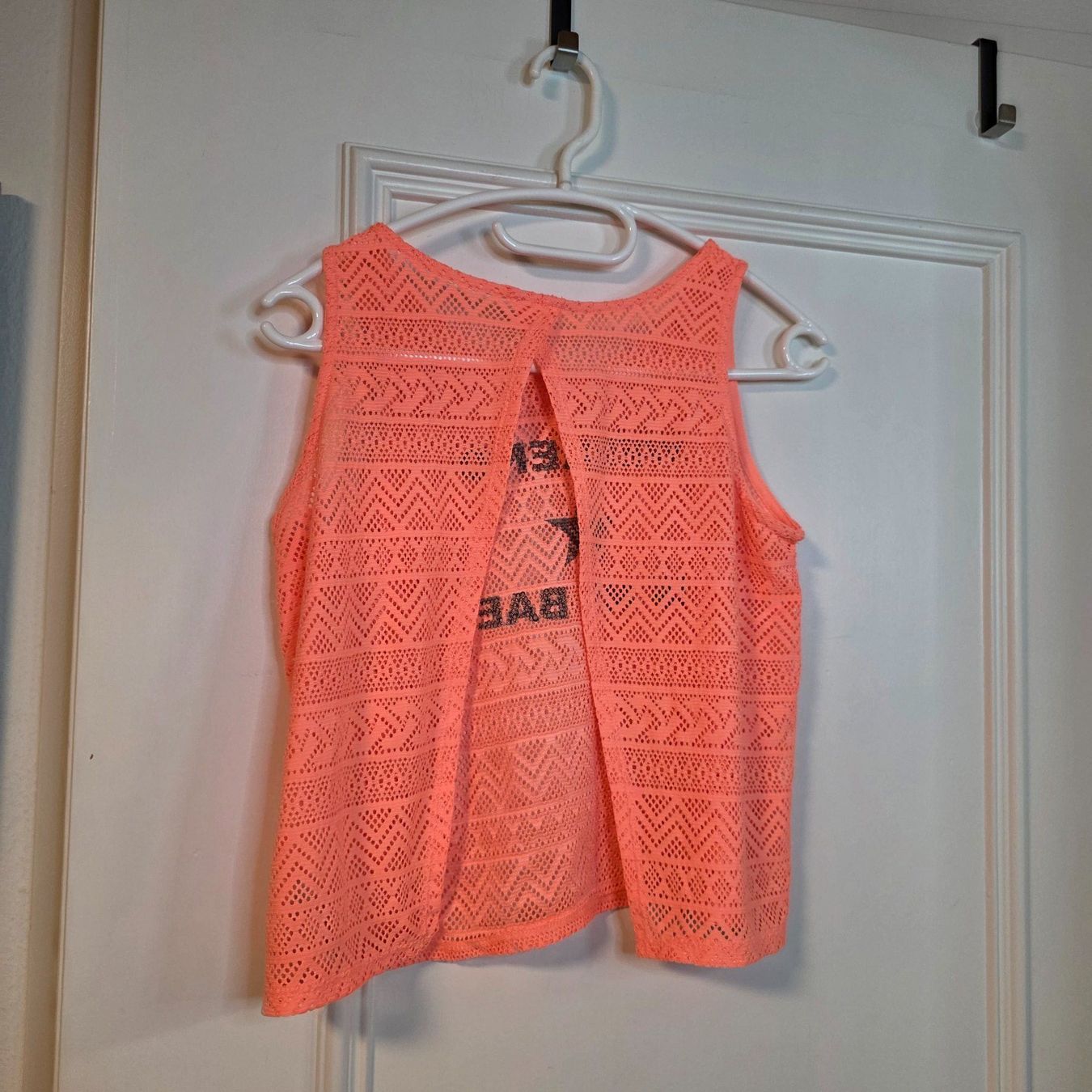 C&A Top: C&A Neon Top transparent offen S – Usato da Wald ZH venduto da CapLux 5