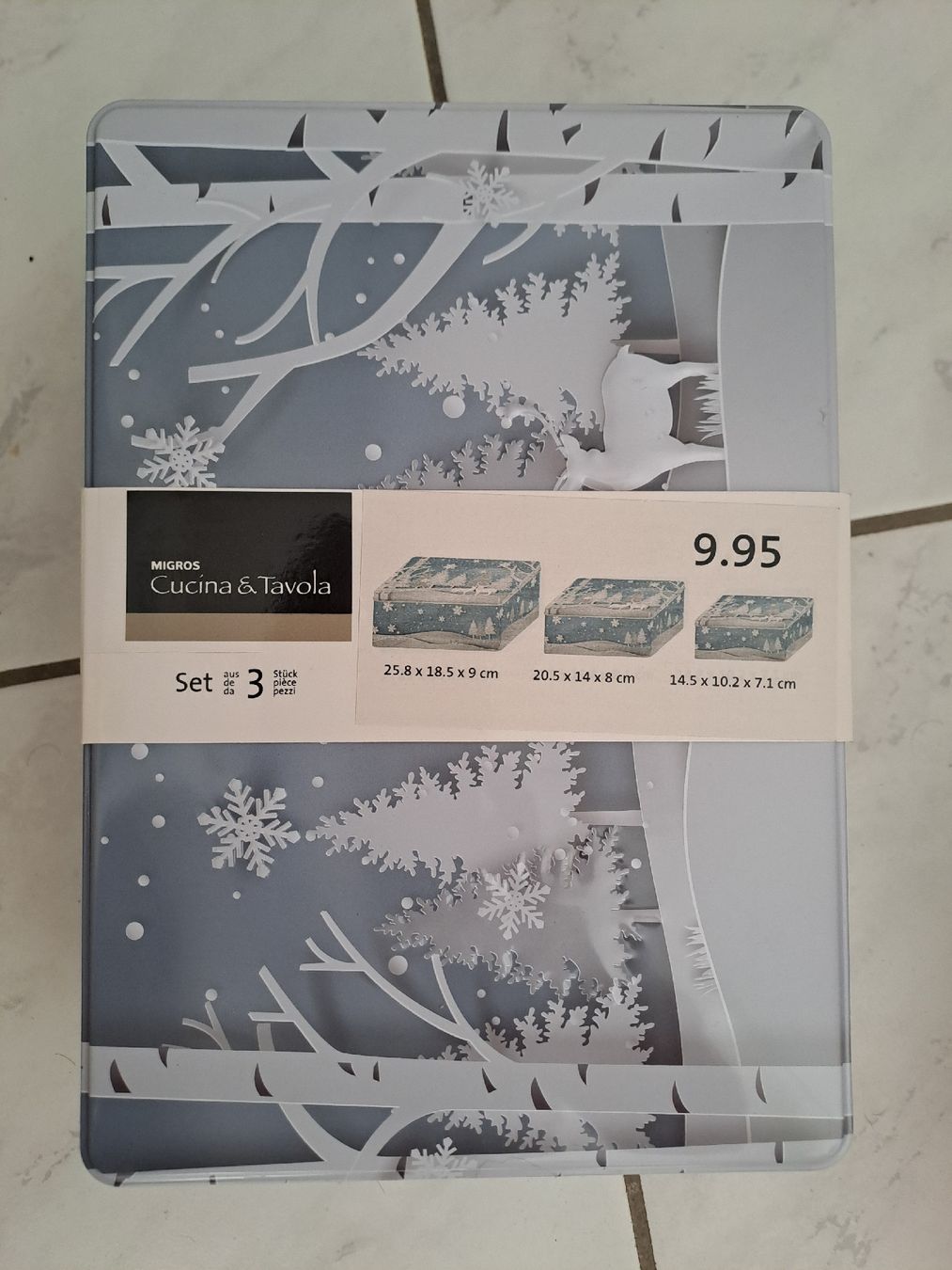Recipients et similaires: Migros Dose Set 3 Stck. Guetzlibox Neu – Neuf avec emballage d'origine à Rickenbach LU par bishiida