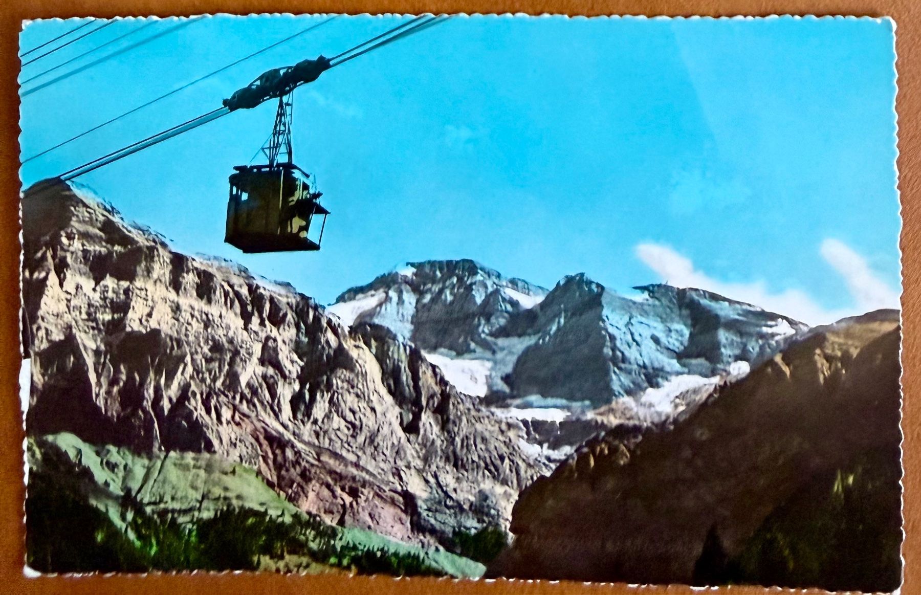 Ansichtskarten: Champéry - téléphérique Planachaux – Gebraucht aus Lutry von Ediego
