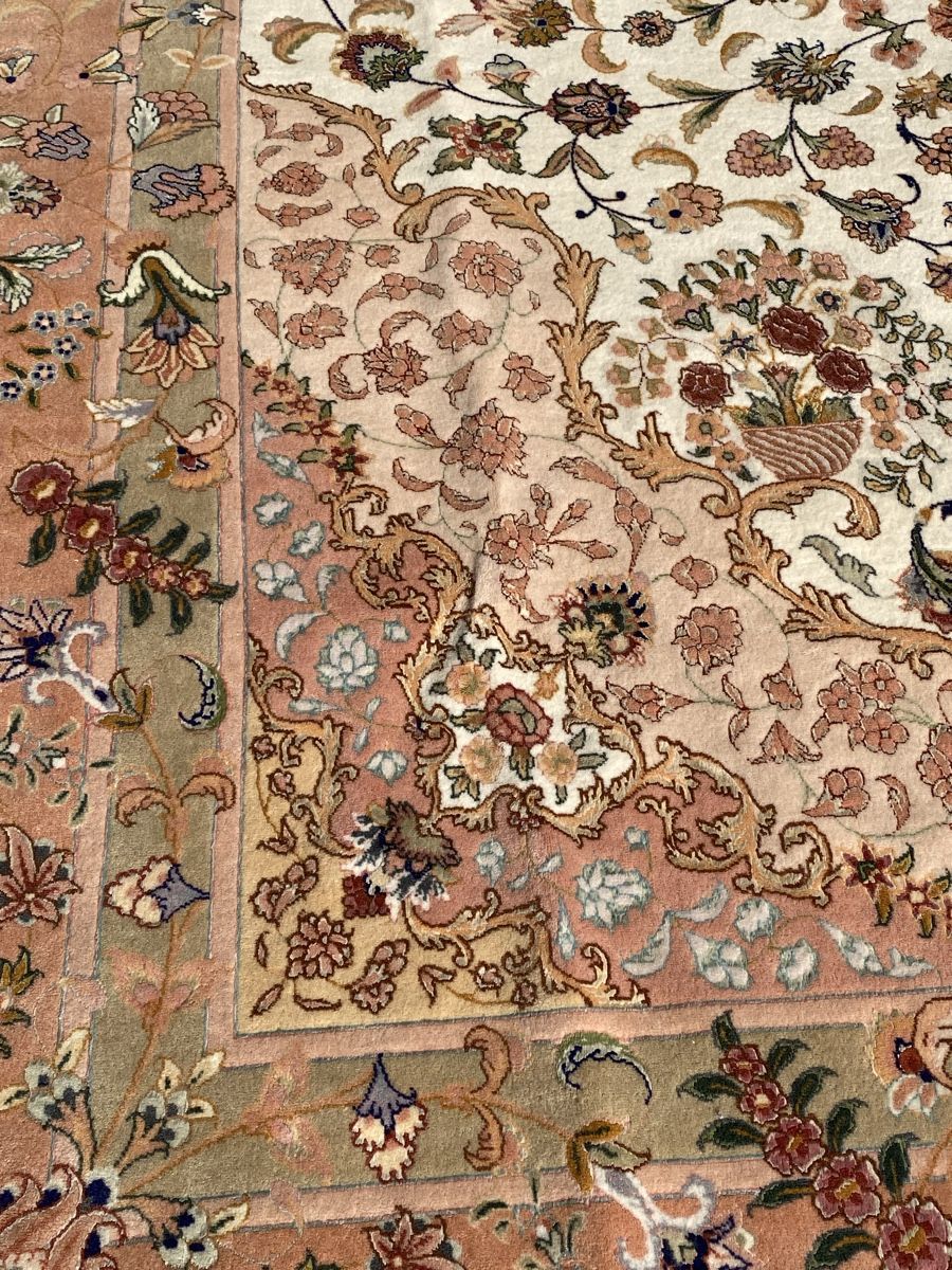 Tappeti: Perserteppich Tabriz Seidenkette 358x245 pro. Gewaschen – Usato da Zürich venduto da Simodo 1