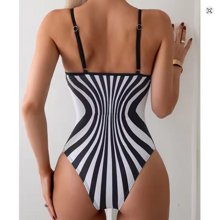 Costumi da bagno & Bikini: Blacki Whity Push-up Badeanzug - S M L XL – Nuovo e nell'imballaggio originale da Lausanne venduto da MONO-SELECTION 3