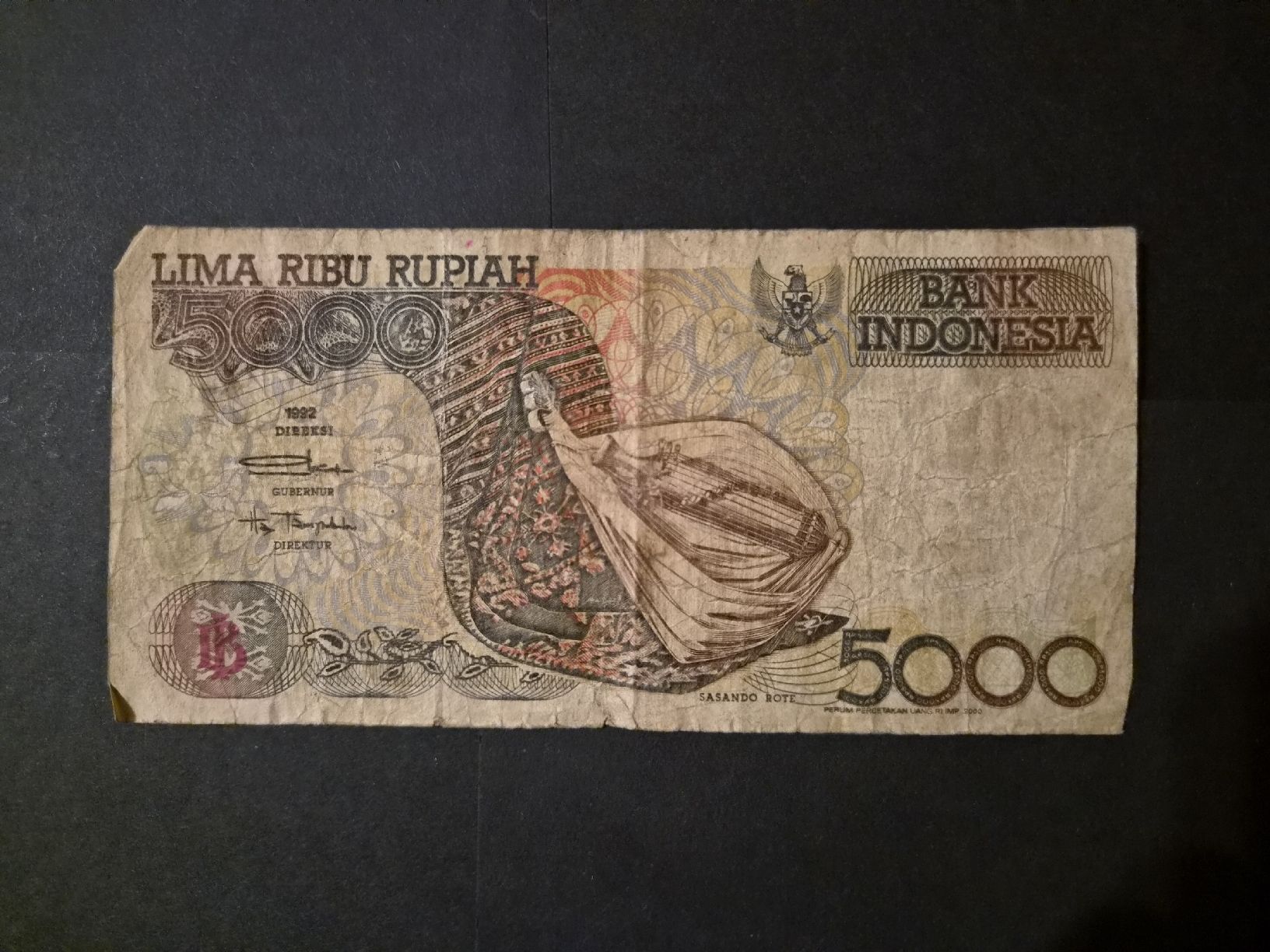 Banconote: Indonésie, lot de 5 billets – Usato da Versoix venduto da rucio 2