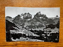 Alte Ansichtskarte mit Adelboden, gelaufen 1939