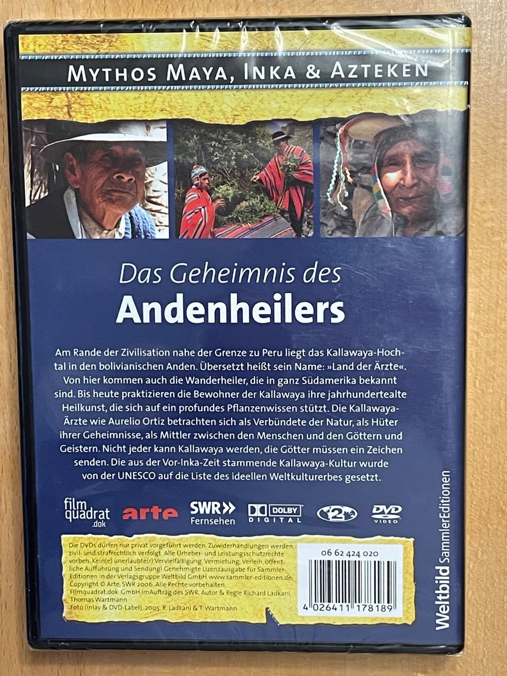 Tutti i DVDs: Das Geheimnis des Andenheilers – Nuovo e nell'imballaggio originale da Rüti ZH venduto da alumedien 1
