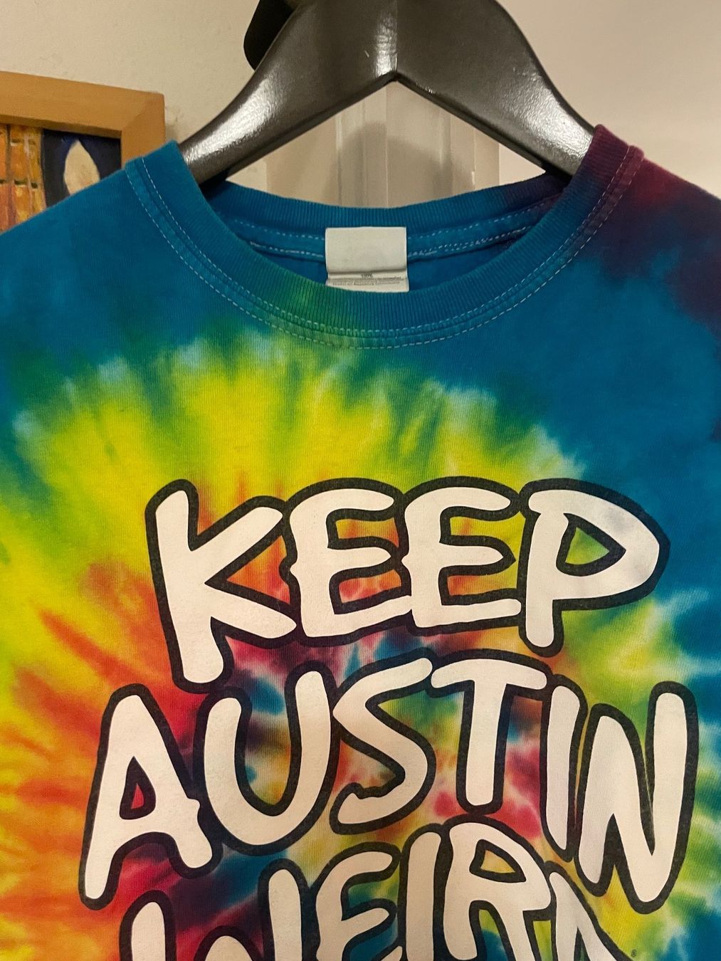 T-Shirts: Tie-Dye Tee "Keep Austin Weird" – Gebraucht aus Genève von lailas_things 1