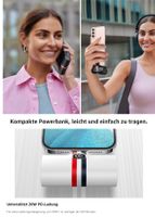 Power Bank USB C 5000mAh, Mini tragbares Ladegerät 20W PD