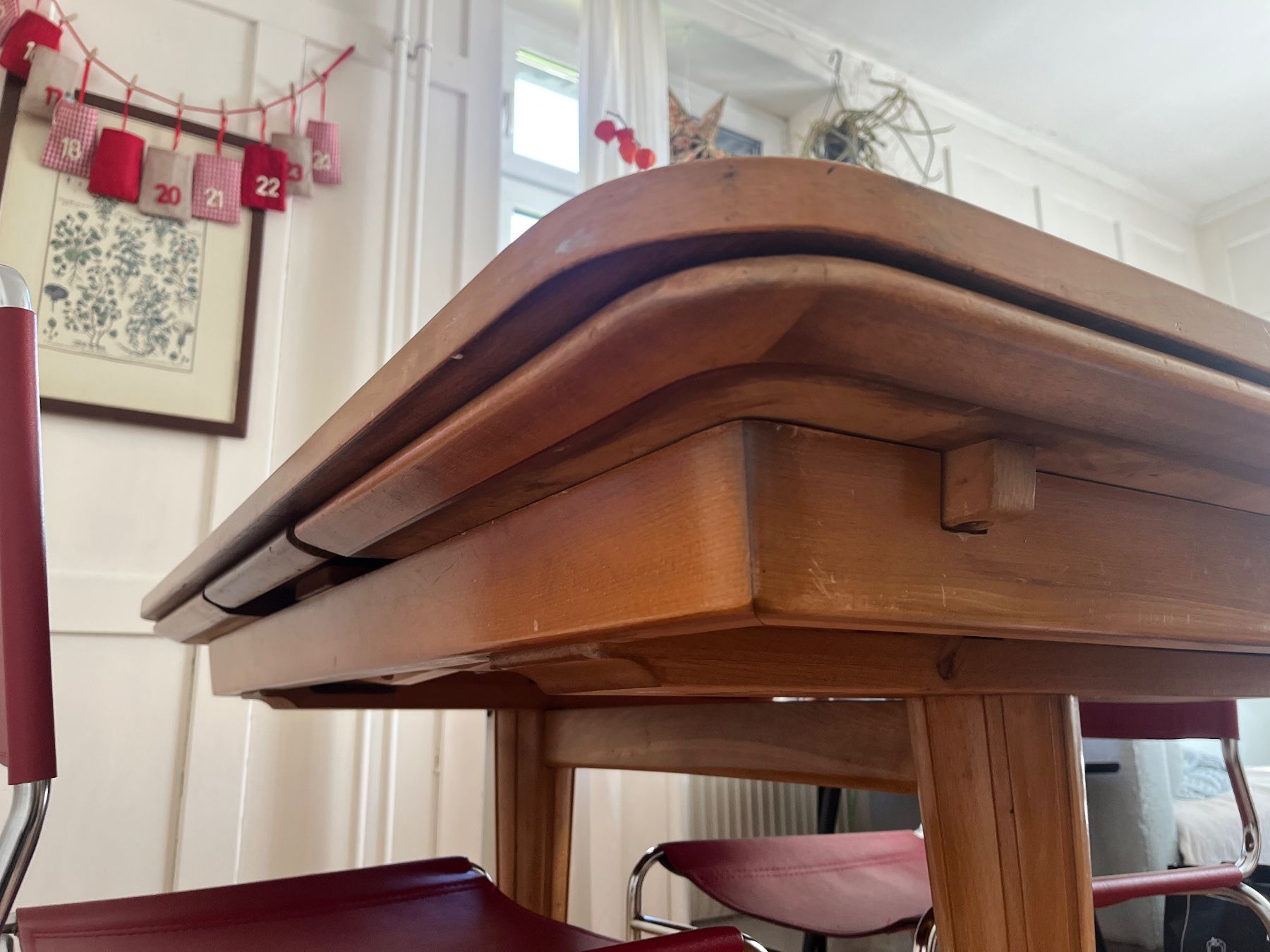 Tavoli: Vintage Massivholz Tisch – Usato da Winterthur venduto da abdholunder 1