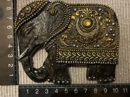 Gürtelschnalle Elefant