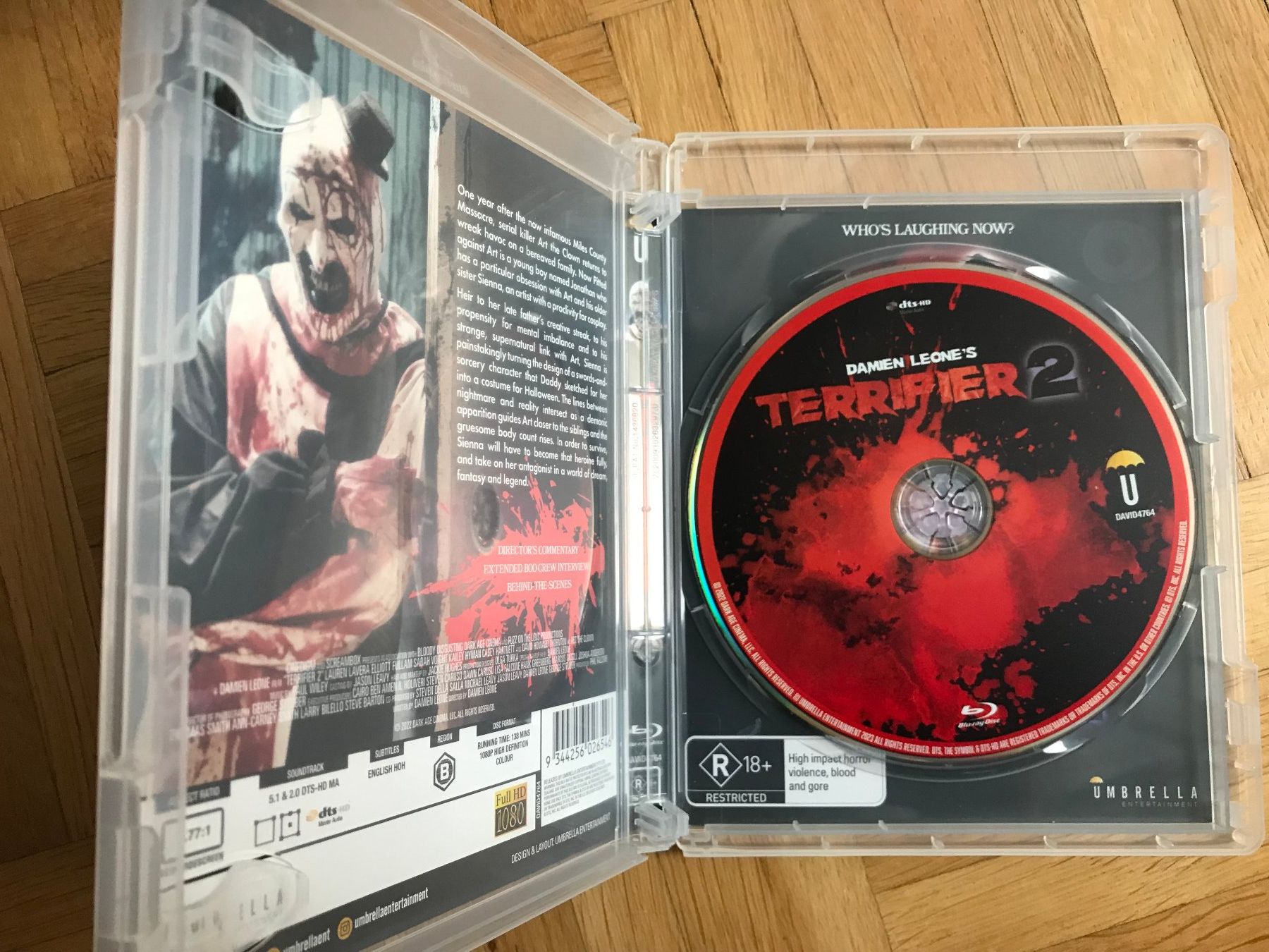 Alle DVDs: Terrifier, Terrifier 2 +Exclusive Slipcase +Book - Blu-ray – Neu (gemäss Beschreibung) aus Zürich von Malcom 2