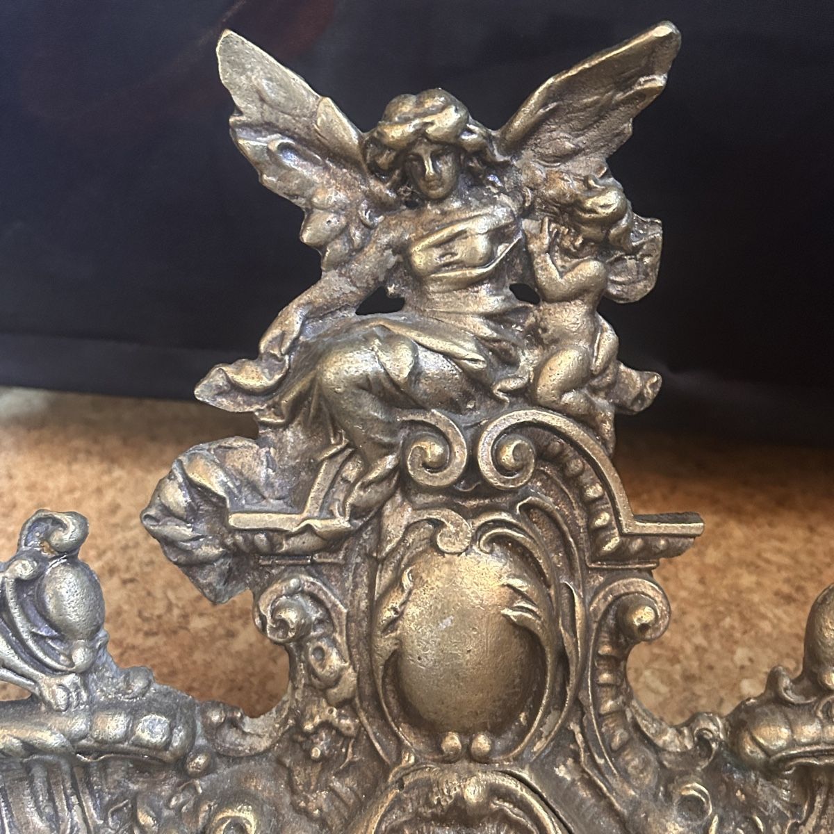 Portacandele: Antiker Kerzenstände Messing Engel Drachen 49 – Usato da Laufen venduto da belleskulptur 2