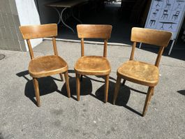 3er Set Beizenstühle Klingnau (defekt)