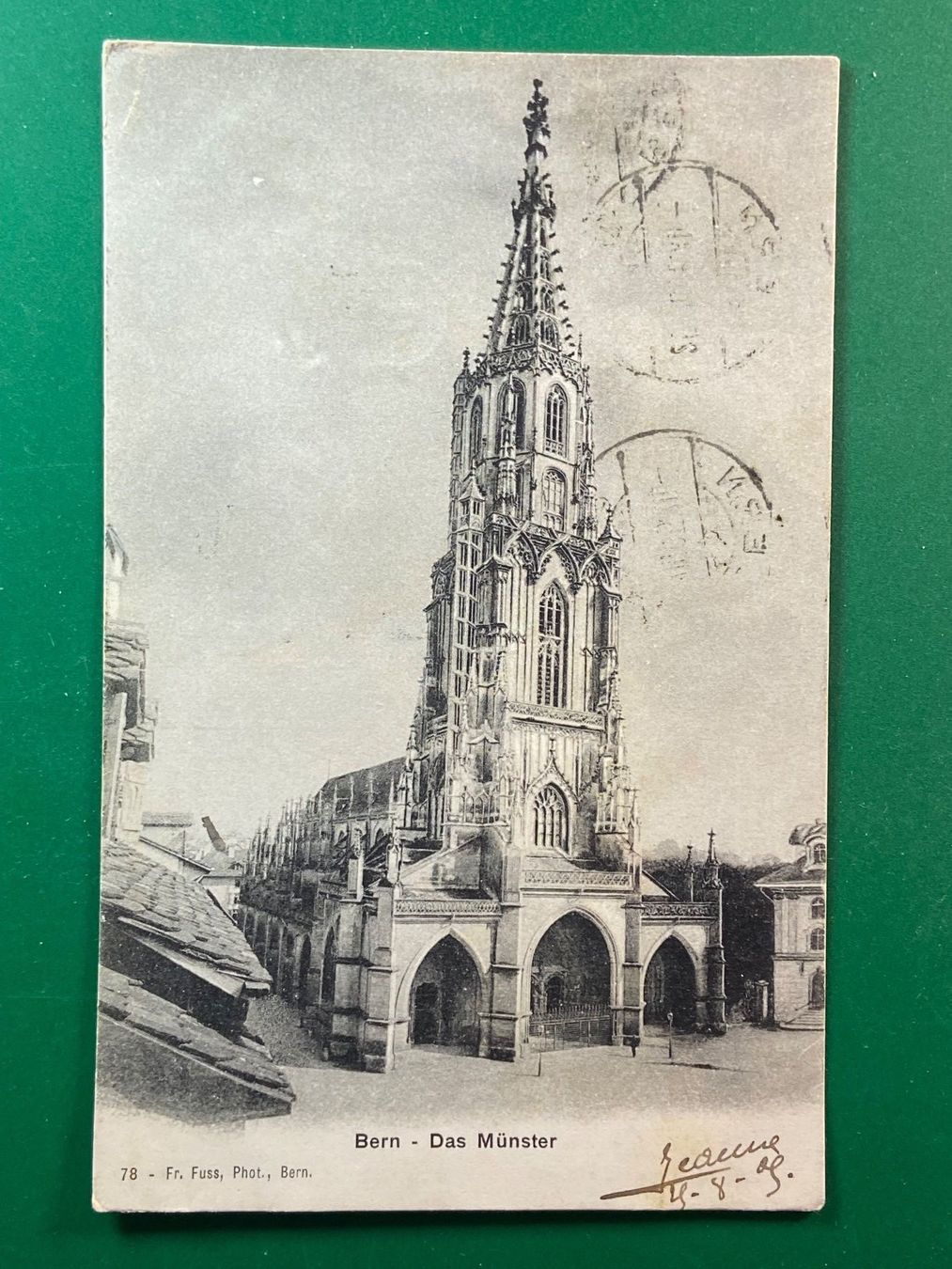 Ansichtskarten: Bern, das Münster – Gebraucht aus Steg VS von danwer74
